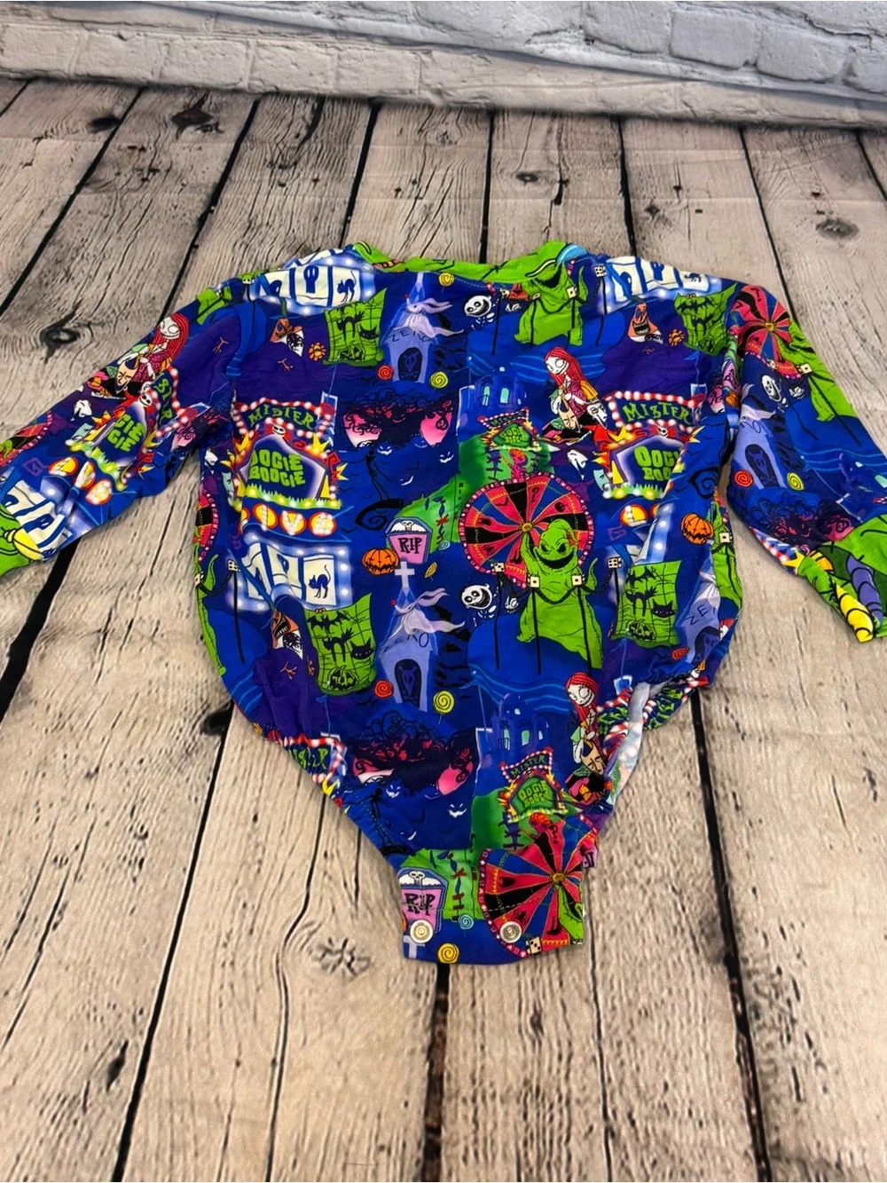 CoZco Nightmare Before Christmas Bamboo Bubble Romper